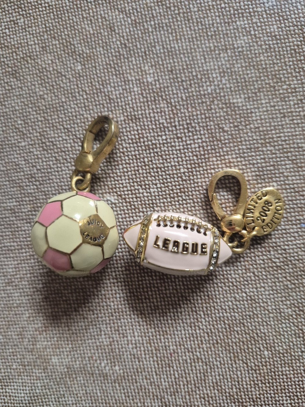 Juicy Couture Vintage Sports Charm Set